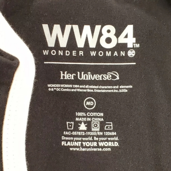 DC Wonder Woman 84 tie front top Size M - Picture 6 of 6
